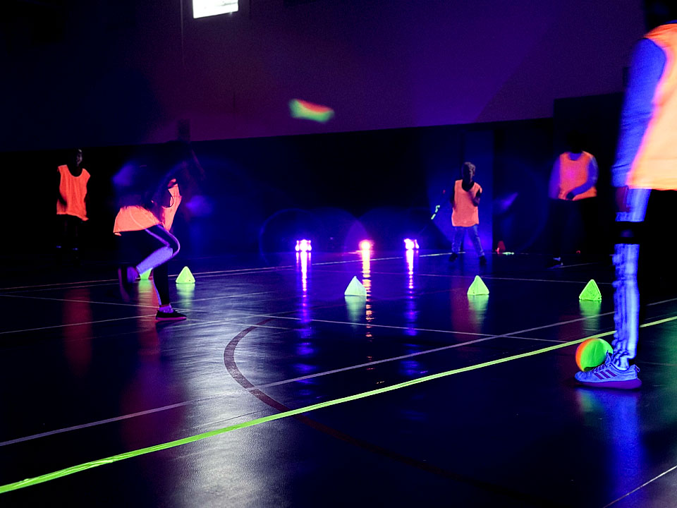 Young people playing UV sports
